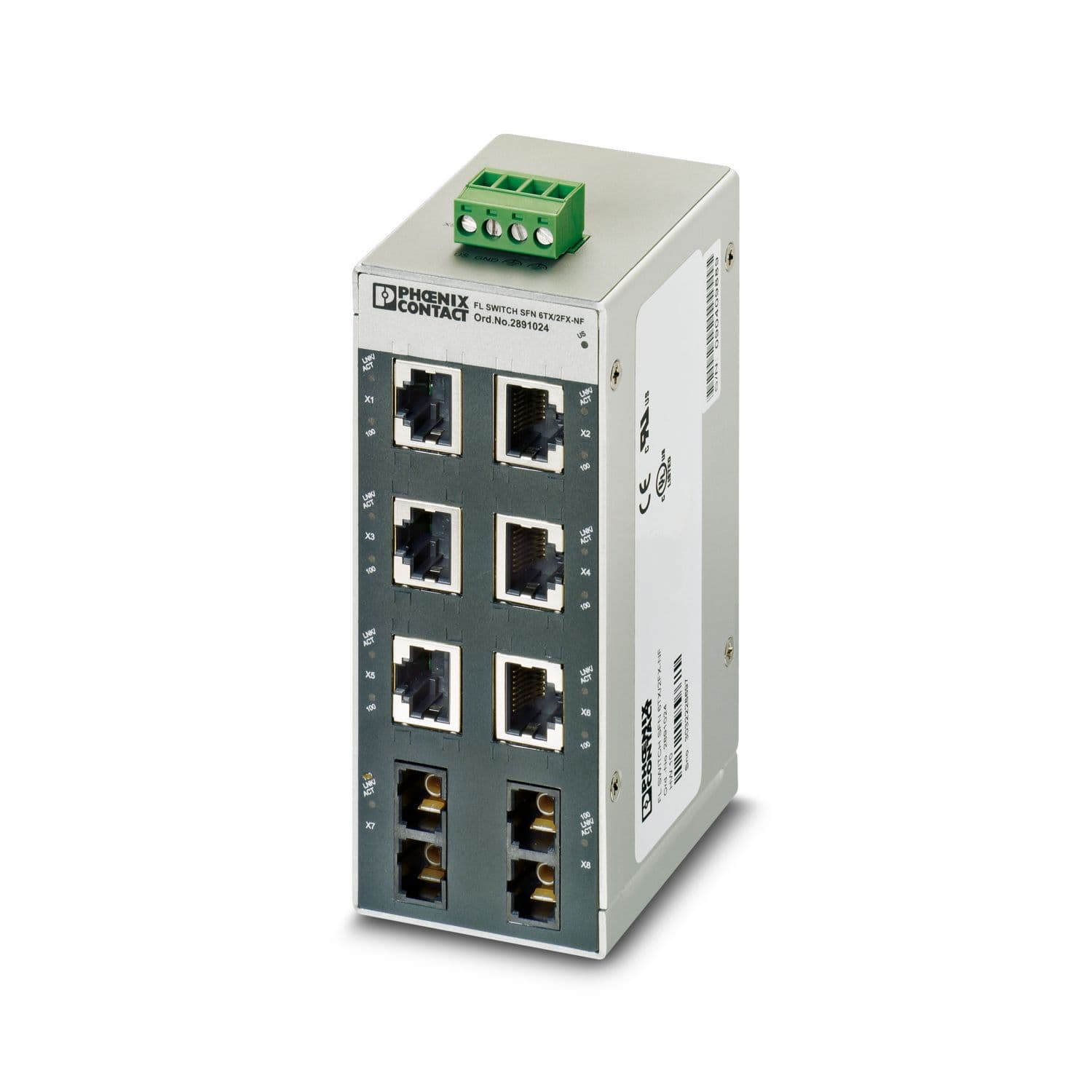 fl switch sfn 6tx/2fx-nf