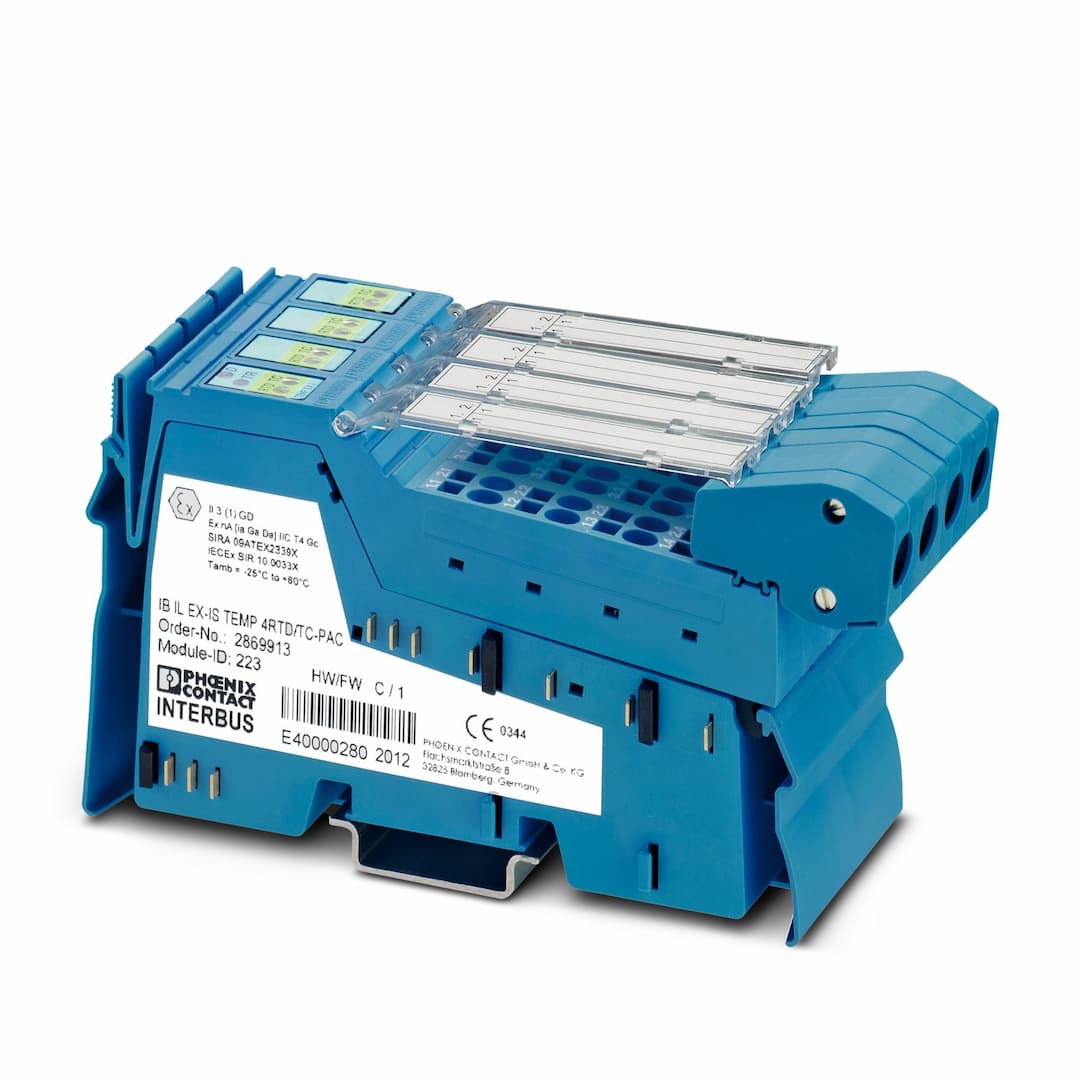 Phoenix Contact IB IL EX-IS TEMP 4 RTD/TC-PAC Phoenix Contact IB IL EX-IS TEMP 4 RTD/TC-PAC