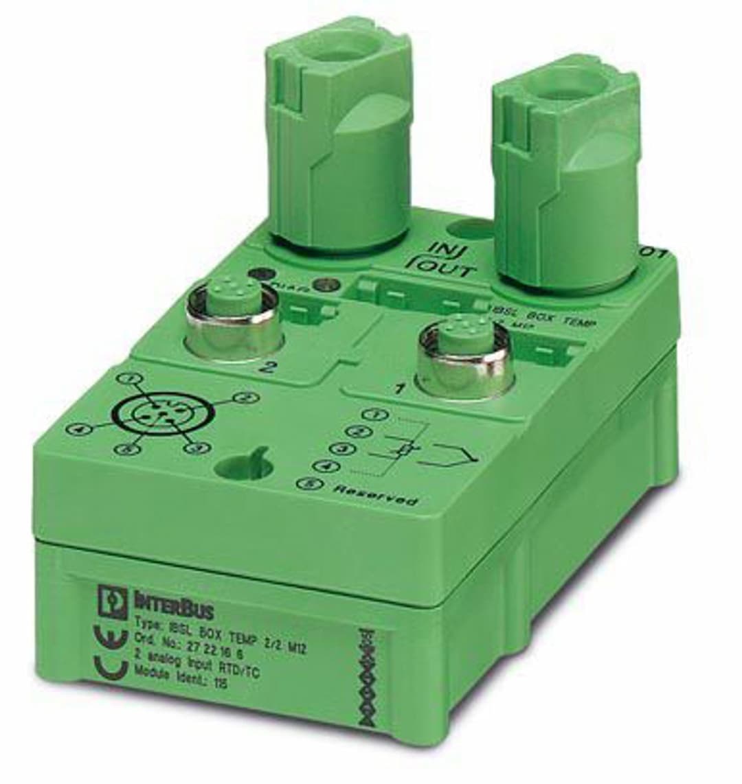 Phoenix Contact IB L2 BOX TEMP 2/2 M12 Phoenix Contact IB L2 BOX TEMP 2/2 M12
