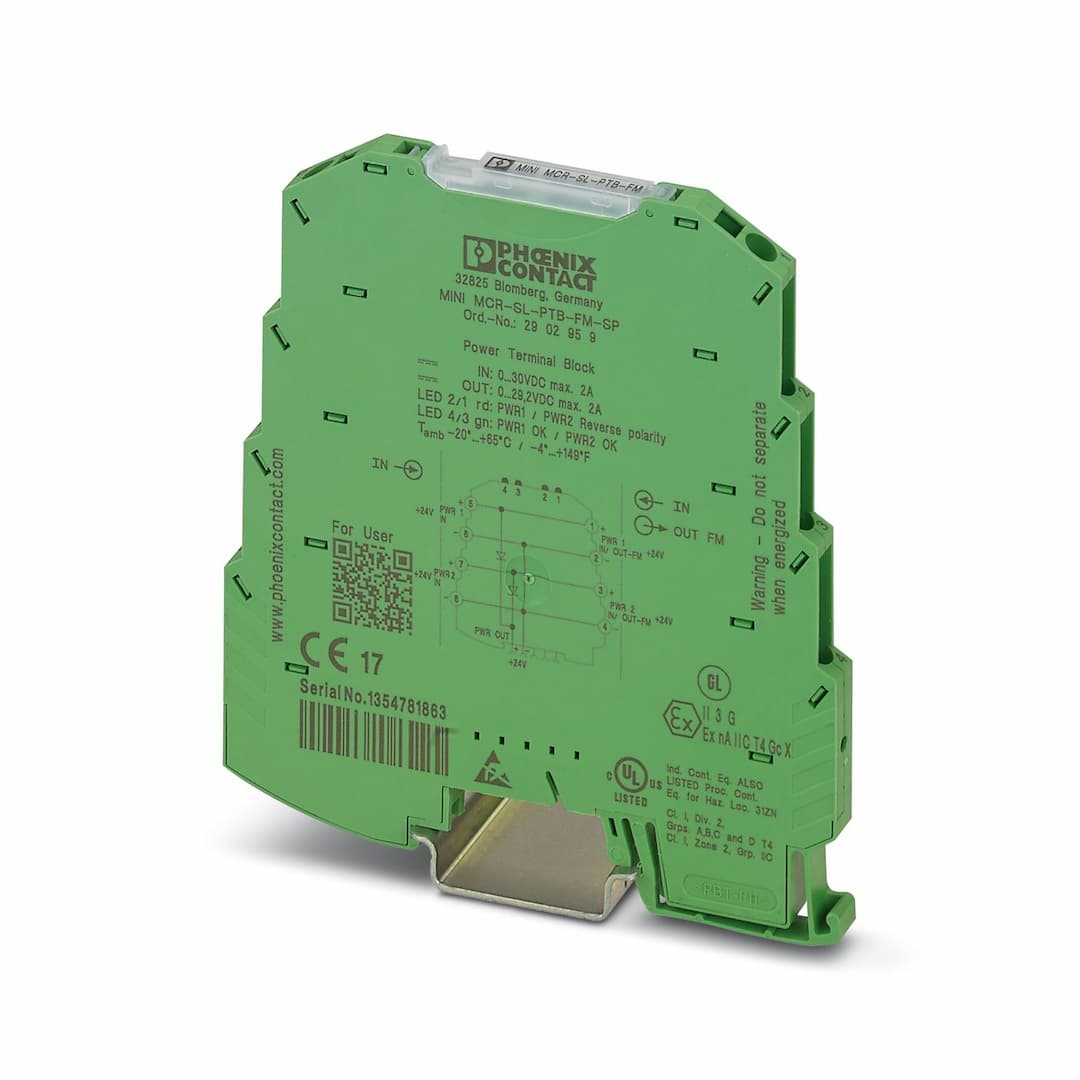 Phoenix Contact MINI MCR-SL-PTB-FM-SP Phoenix Contact MINI MCR-SL-PTB-FM-SP