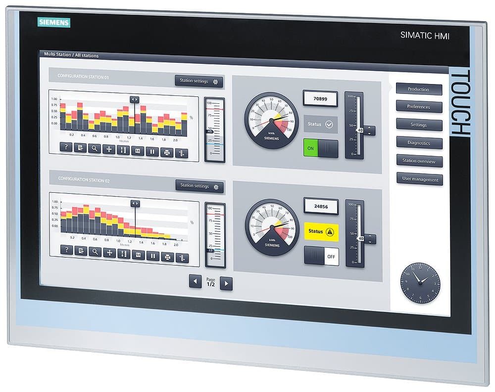 Siemens 6AV2124-0UC02-0AX1 Siemens 6AV2124-0UC02-0AX1